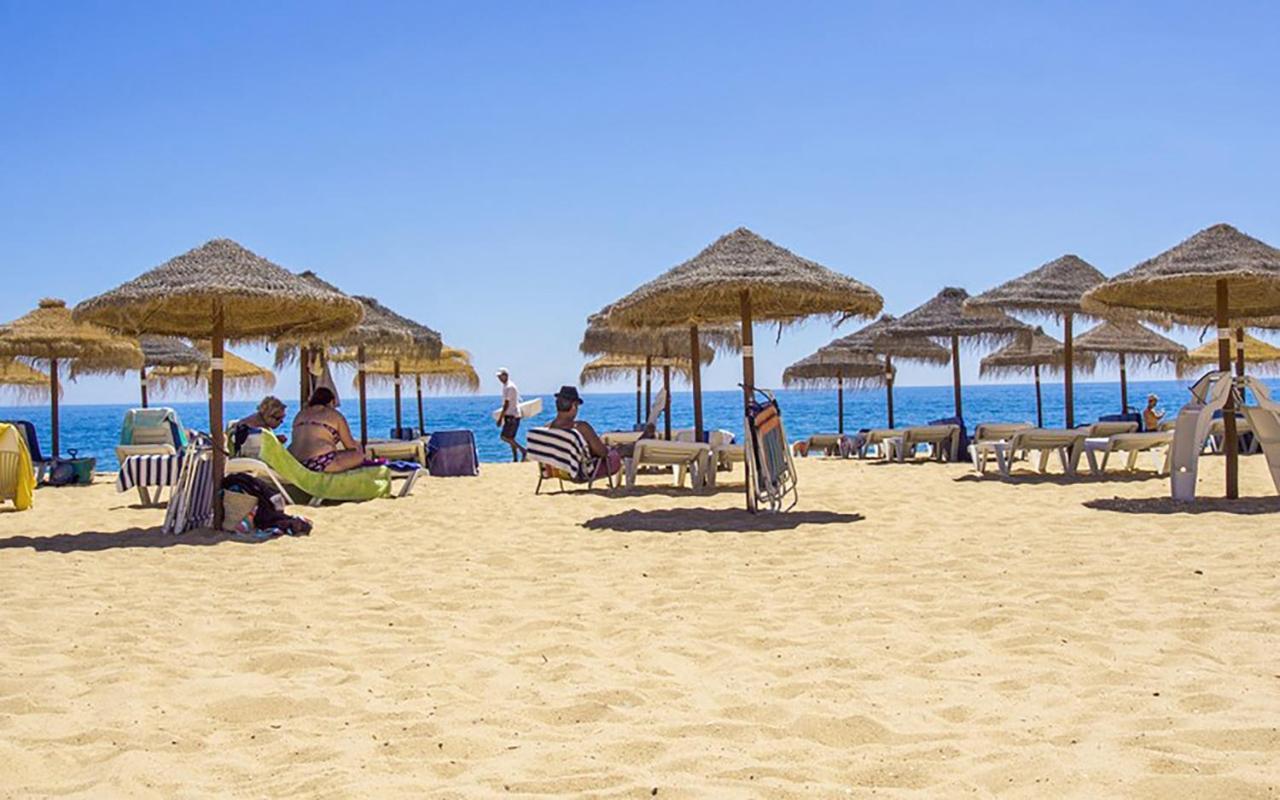 Green Sea Flat T1 Quarteira Beach Exterior foto